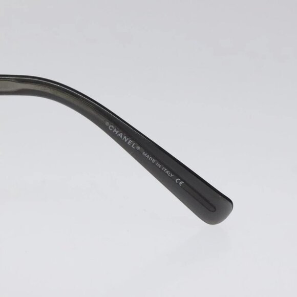 CHANEL COCO Mark Sunglasses plastic Silver CC Auth sw364 - Picture 8 of 12